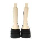 Bottega Veneta Tire Chelsea Boots Off White 35 — view 3
