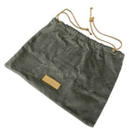 Louis Vuitton Homey Line Monogram Flat Shoes Satin Gray Slippers Room — view 9