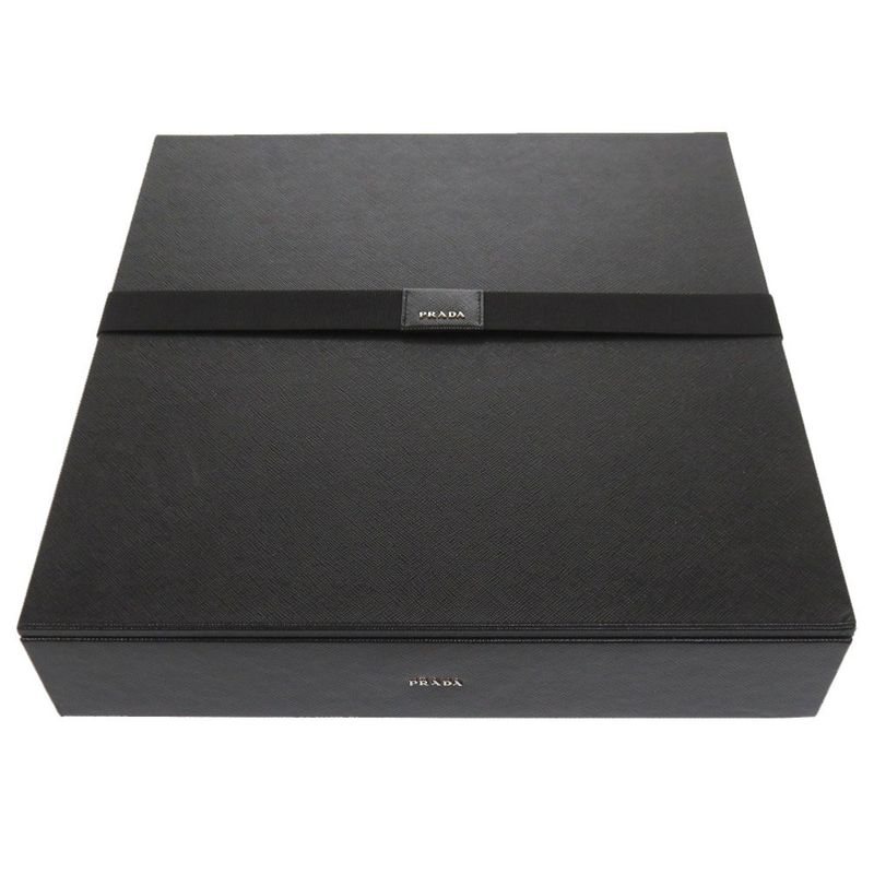 Prada Chess Set Saffiano Leather Black 2 Sg077 0651 — view 4