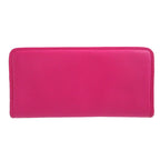 Loewe Heritage Leather Pink Round Zipper Long Wallet 1223 — view 2