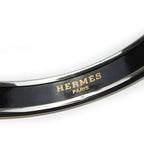 Hermes Bangle Emile PM Enamel Metal Multicolor Light Gray Silver Hardware — view 6