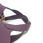 Hermes Handbag Picotin Lock PM Taurillon Clemence Cassis And Gold Hardware — view 6