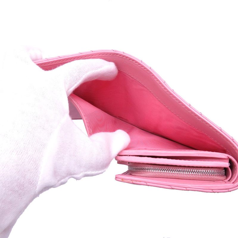 Gucci Compact Wallet GG Marmont Bifold Leather Pink 0052 — view 8