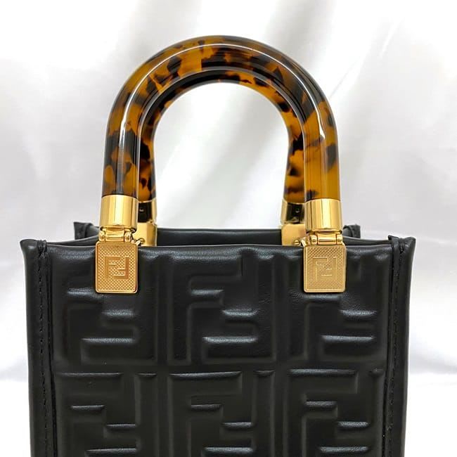 Fendi 2-Way Bag Sunshine Mini Black — view 6