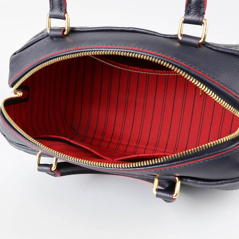 Louis Vuitton Handbag Speedy Bandouliere 25 Marine Rouge — view 5