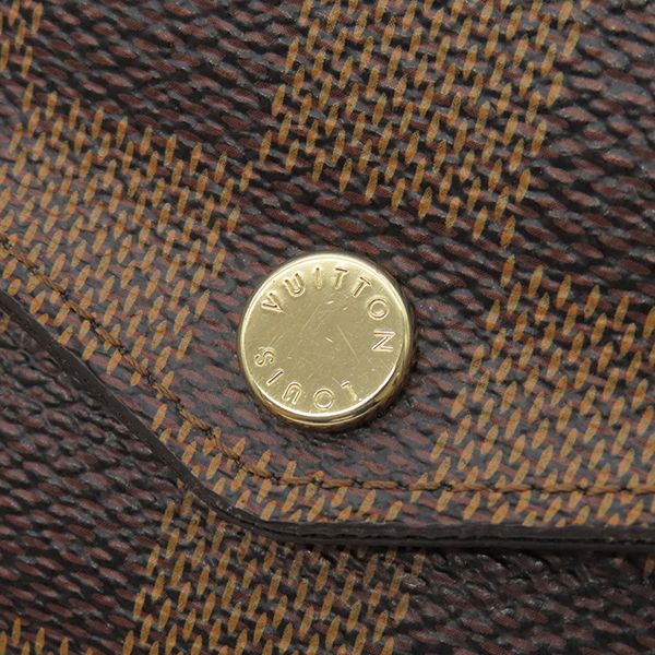Louis Vuitton Long Wallet Portefeuille Sarah Damier Canvas Ebene — view 7