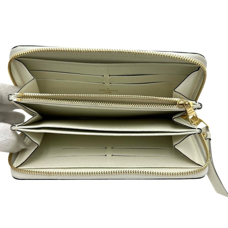 Louis Vuitton Monogram Round Zipper Portefeuille Cles Long Wallet — view 9