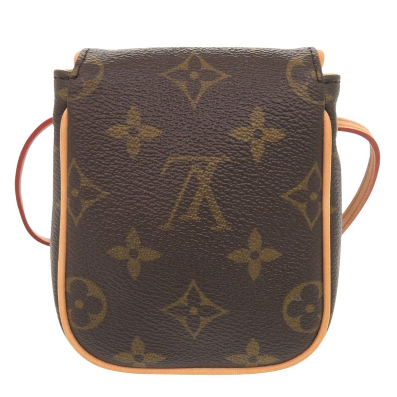 Louis Vuitton Pochette Cancun Monogram Brown Shoulder Bag 0657 — view 3