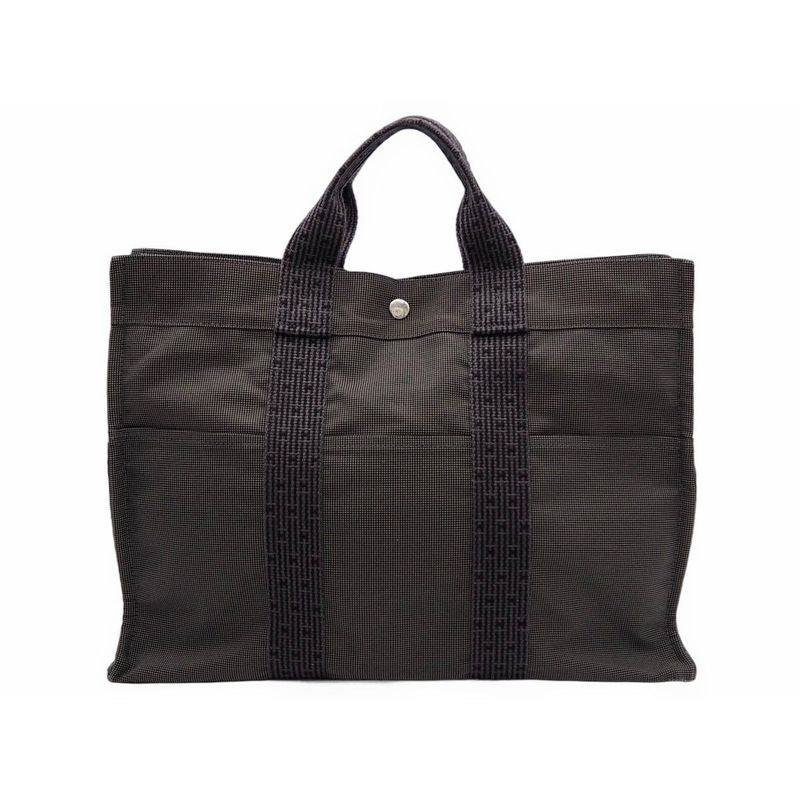 Hermes Her Line Tote MM Bag Business Commuter School Nylon Canvas — view 2