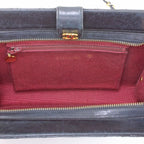 Chanel Shoulder Bag Quilted Chain Scratch Yes Black — view 9