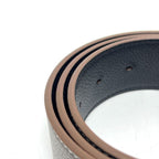 Dior Belt CD Logo Buckle Leather Brown — view 9
