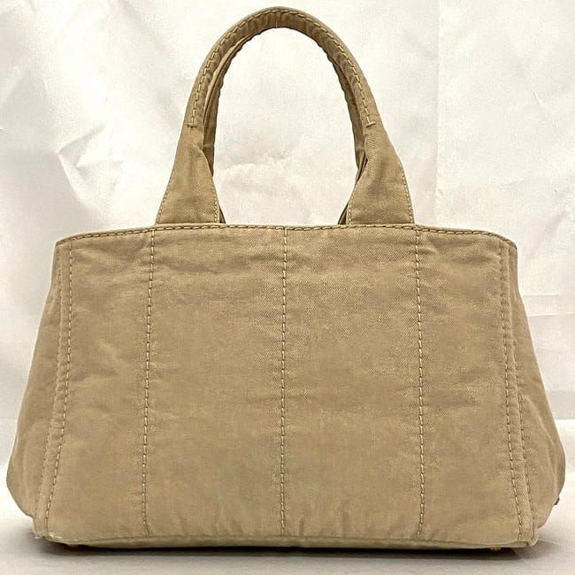 Prada Tote Bag Canapa Beige — view 3