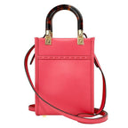 Fendi Shoulder Bag Mini Sunshine Shopper Pink — view 2