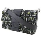 Fendi Mamma Bucket 3-Way Body Clutch Zucca Camouflage Pattern 7 Va472 Nylon Black — view 2