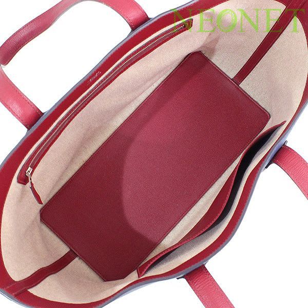 Hermes Maxi Box Leather Cabas 36 Tote Hand Bag D4580 — view 5