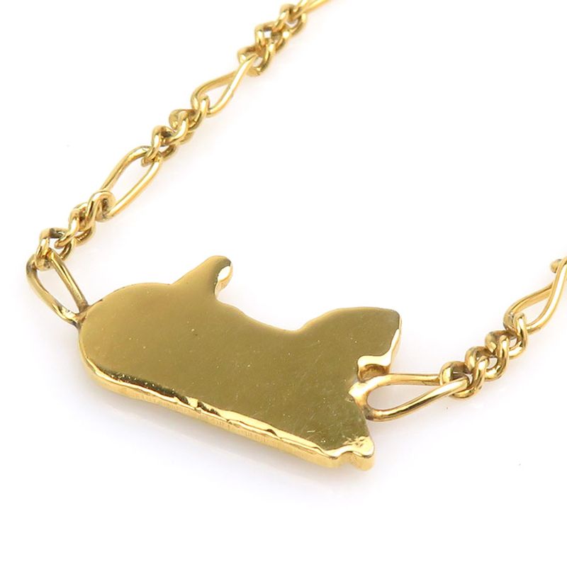 Celine Figaro Chain Gold Necklace — view 4