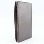 Chanel Camellia Coco Mark Leather Metallic Purple Long Wallet — view 3