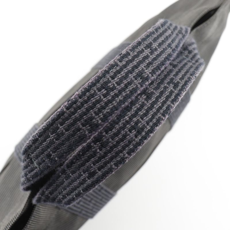 Hermes Her Line Herbag MM Nylon Canvas Gray Handbag — view 6