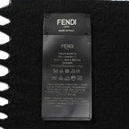 Fendi Scarf Stole FF Logo Nero — view 5