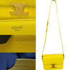 Celine Teen Triomphe Logo Hardware Calf Leather Mini