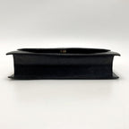 Yves Saint Laurent Logo Clutch Bag Black Leather Vintage — view 3