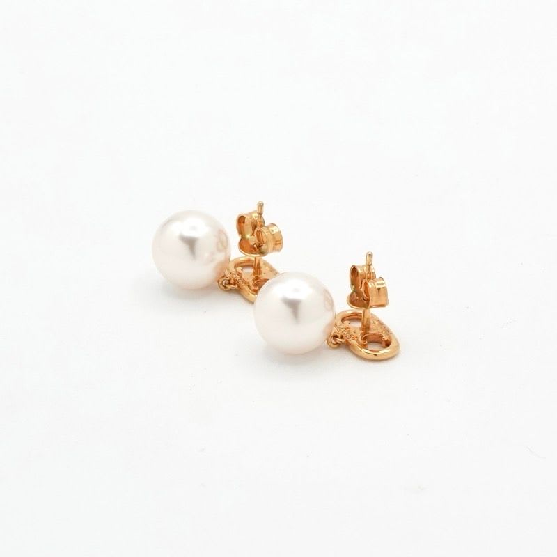 Celine Earrings Earring Gold Triomphe — view 4