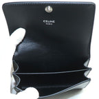 Celine Business Card Holder Triomphe Embossed Case Black 10 M243 Fqd38 si — view 5
