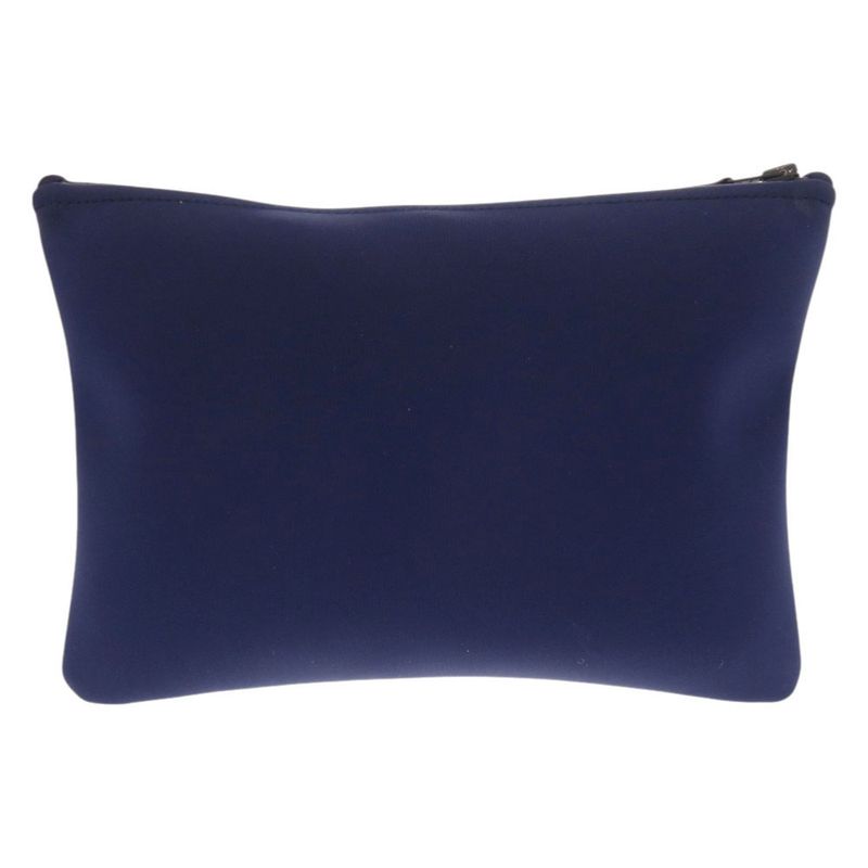 Hermes Neobain MM Nylon Polyurethane Blue Marine Pouch 0028 — view 3