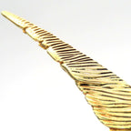 Christian Dior Brooch Metal Gold Feather Motif Plated Accessories — view 9