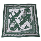 Hermes Carre 140 Scarf Zouaves Et Dragons Cashmere Silk Large Shawl — view 2