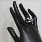Gucci Wide Logo Ring No 14 Silver 925 E1183 — view 6