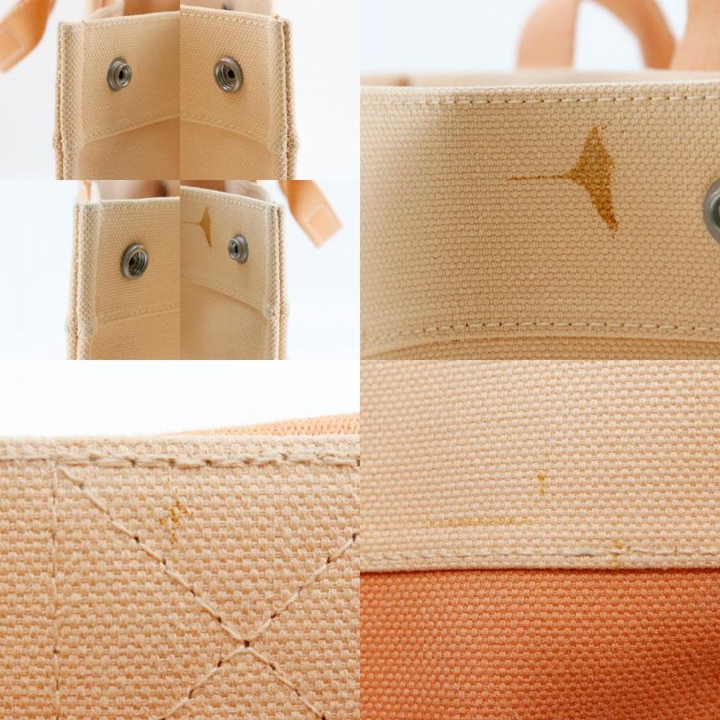 Hermes Bora PM Canvas Orange Handbag — view 7