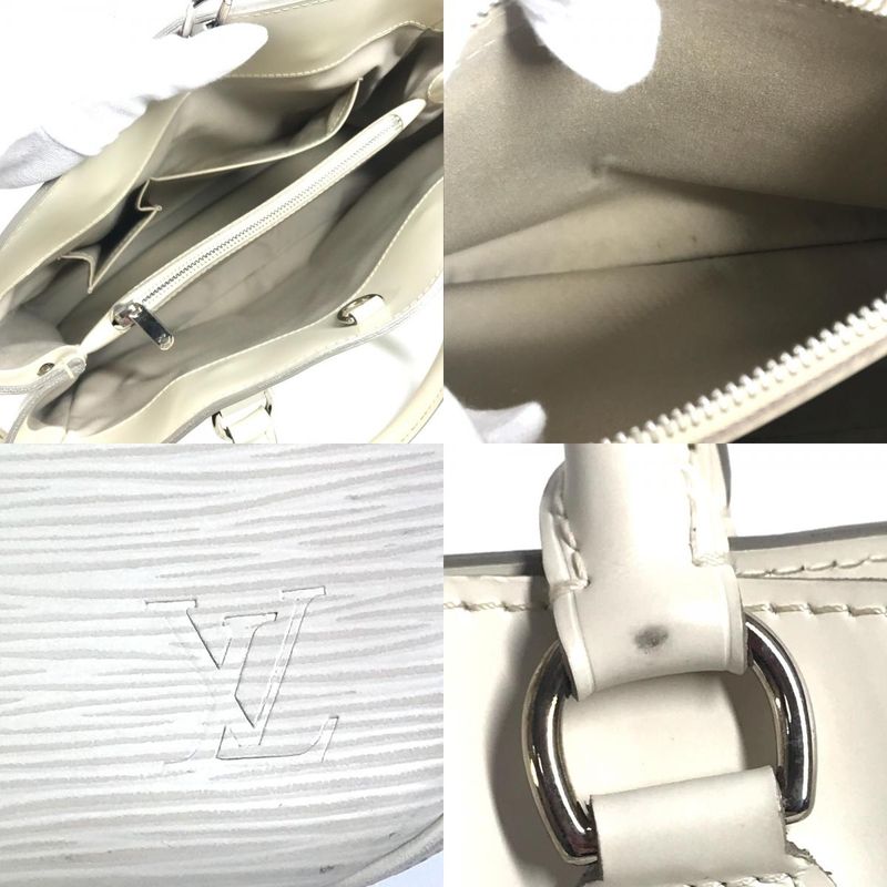 Louis Vuitton Handbag Pass Y PM M5926 J Epi Leather Ivory White — view 9