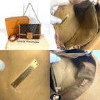 Louis Vuitton Shoulder Bag Dauphine Soft GM Monogram Canvas Brown — view 8