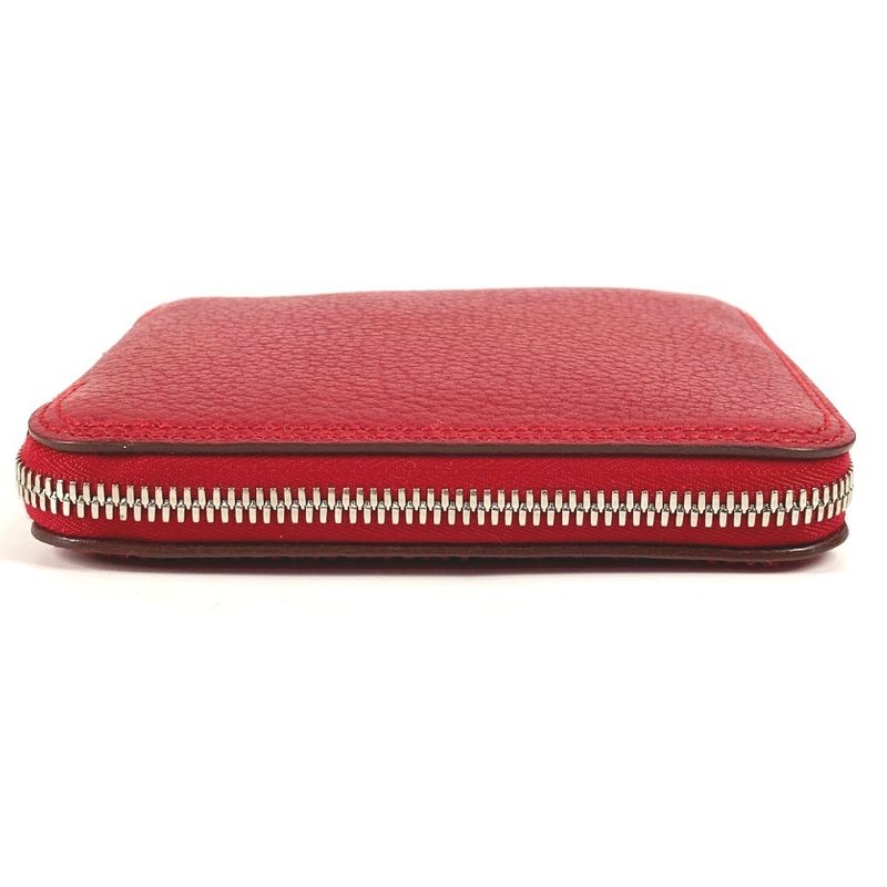 Hermes Shoulder Bag Silky Pop Leather Red — view 5