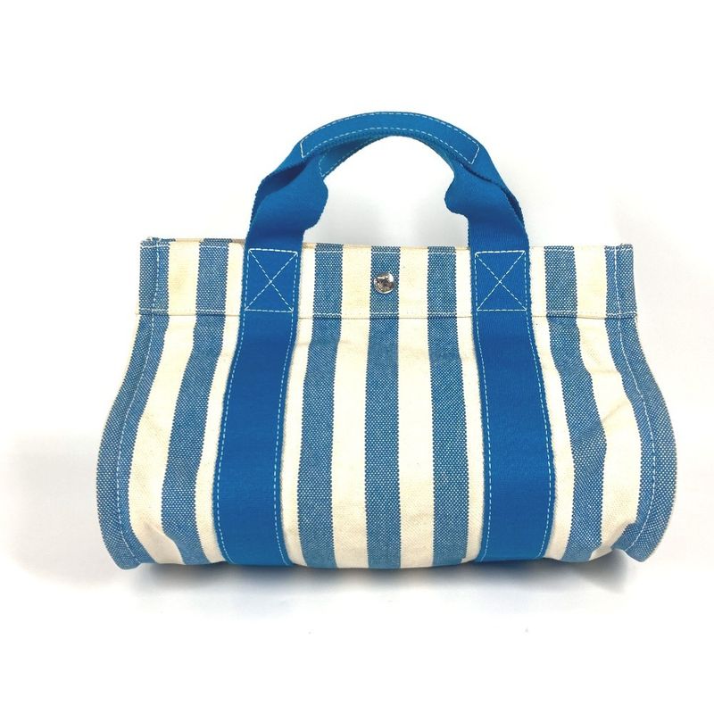 Hermes Handbag Cannes PM Canvas Blue — view 2
