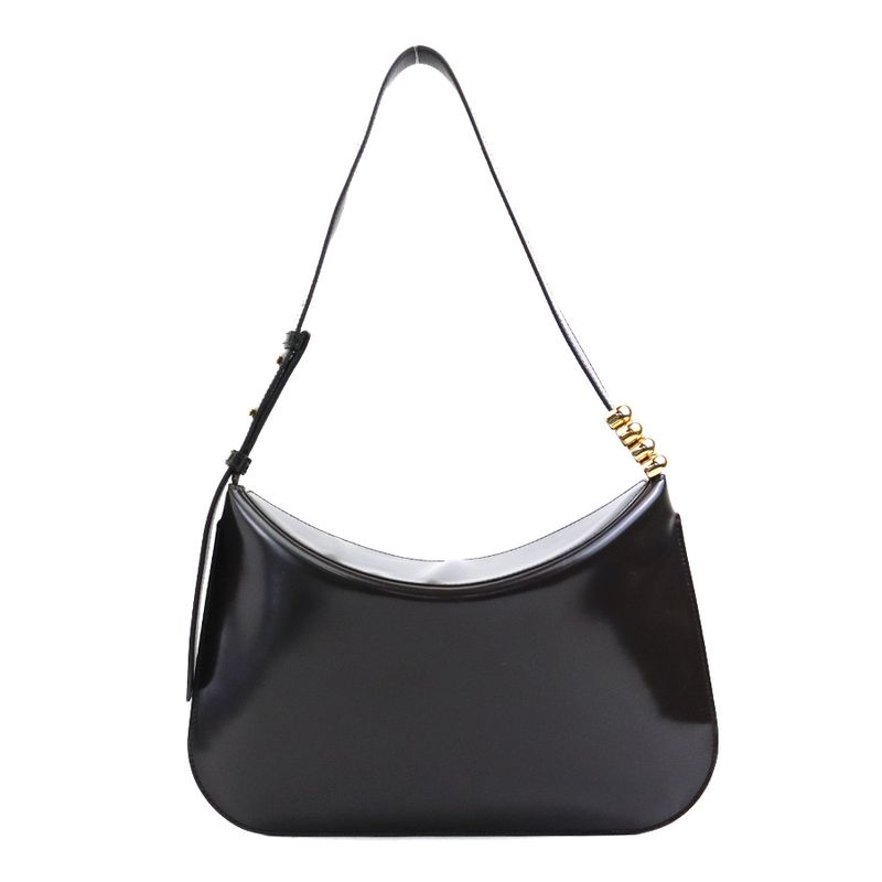 Bottega Veneta Shoulder Patent Brown Bag — view 3
