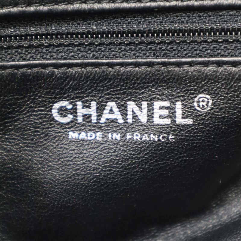 Chanel 2007 Coco Charm Shoulder Bag Lambskin Black — view 5