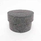 Hermes Sugar Box Gray Felt Accessory Case Interior Miscellaneous Goods — view 4