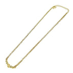 Christian Dior GP Rhinestone CD Logo Necklace Gold — view 4
