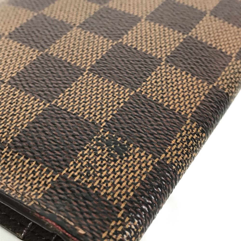 Louis Vuitton Damier Portefeuille Brother Bifold Long Wallet Brown — view 3