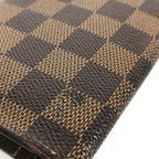 Louis Vuitton Damier Portefeuille Brother Bifold Long Wallet Brown — view 3