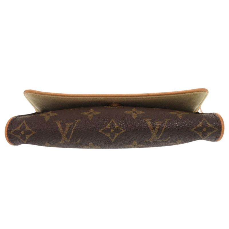 Louis Vuitton Pochette Twin PM Monogram Brown Shoulder Bag 1056 — view 3