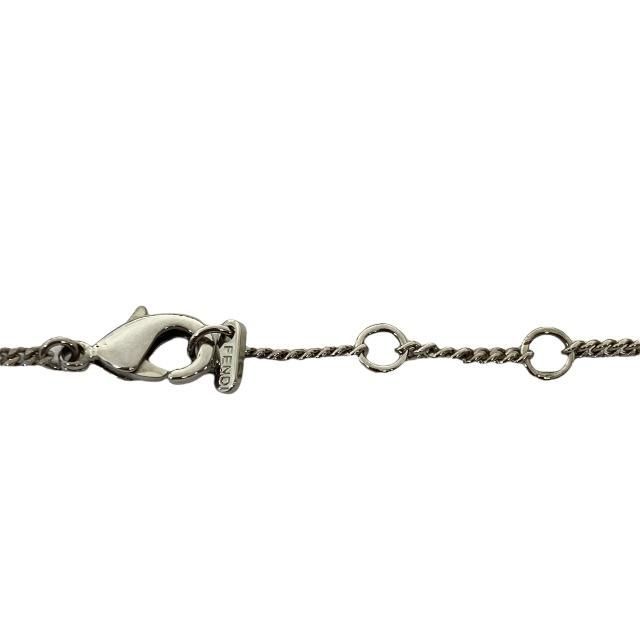 Fendi 8 Ah428 Bracelet O'lock Bangle Accessories Crystal Metal Silver — view 9