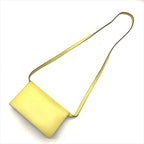 Gucci Interlocking 2-Way Shoulder Bag Wallet Lime Yellow Leather — view 2