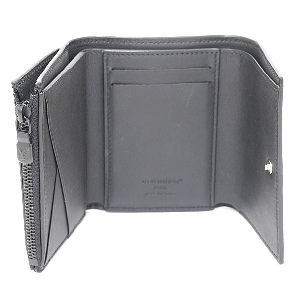 Louis Vuitton Victor Wallet Monogram Shadow Leather Black Trifold — view 3