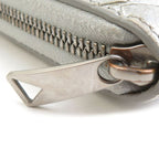 Bottega Veneta Round Zipper Long Wallet Intrecciato — view 6