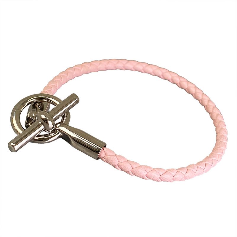 Hermes Leather Bangle Bracelet — view 3