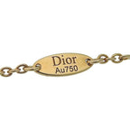 Christian Dior Rose De Vents Medallion Diamond Malachite Necklace 18K Yellow — view 7