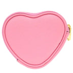 Gucci Bananya Heart Leather Pink Coin Case Wallet Key Ring 1073 — view 2